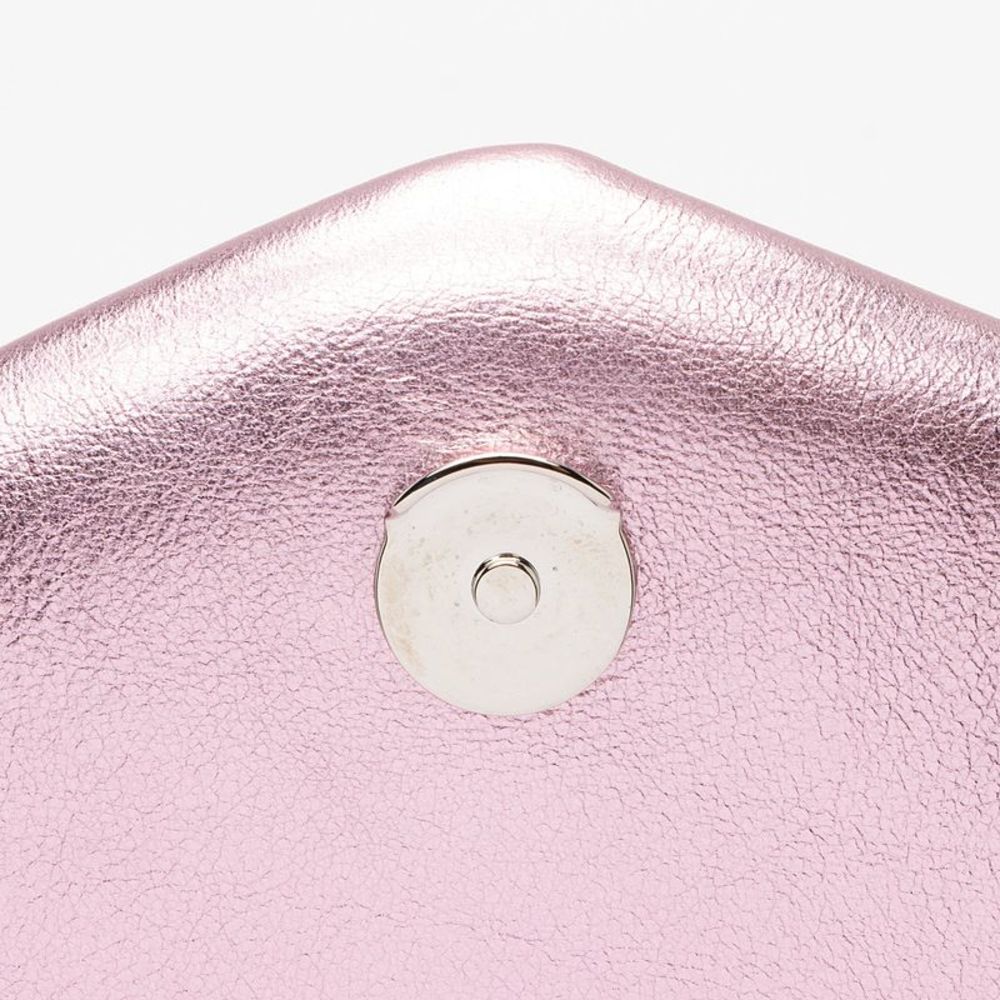 Saint Laurent Metallic Quilted Lambskin Puffer Sade Clutch - Picture 10 of 14